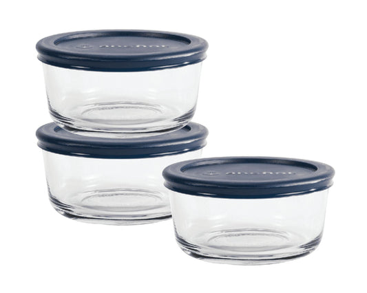 Glass Food Storage Containers Set of 3