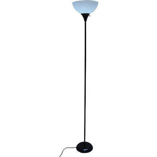 71" Black Floor Lamp, Modern Design