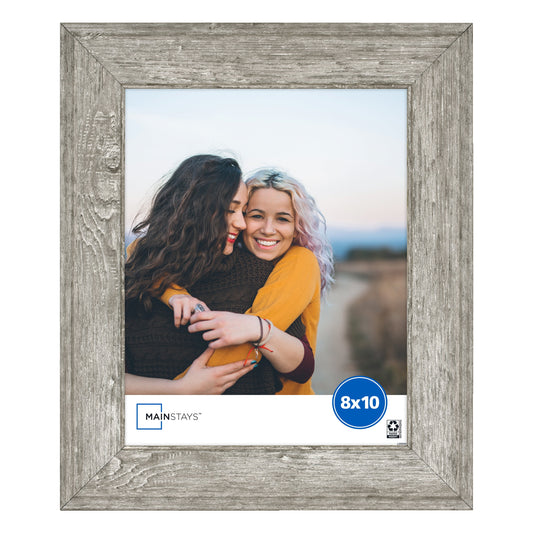 Rustic Gray Decorative Tabletop Picture Frame