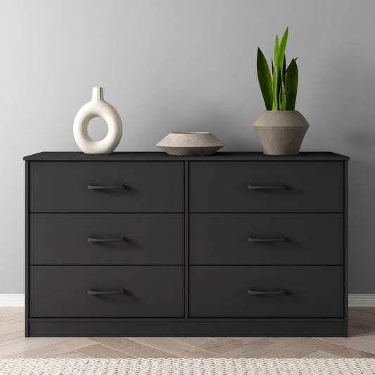 Ardent 6 Drawer Dresser, White