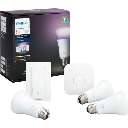 Hue White and Color Ambiance LED Starter Kit Multicolor 556704